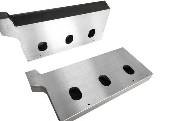 คุณภาพ  Steel Sheet Metal Cutting Shear Blades Flying Shear Cutting For Rebars โรงงาน