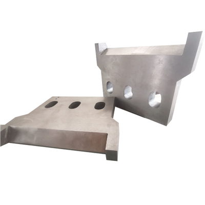 เหล็กสแตนเลสที่กําหนดเอง Flying Shear Blade สําหรับการตัดเหล็กดิบ