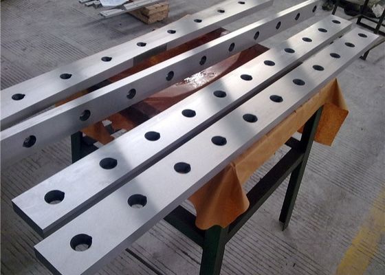 9CrSi เหล็กแผ่นโลหะ Alligator Shear Blades สำหรับตัดตามความยาว
